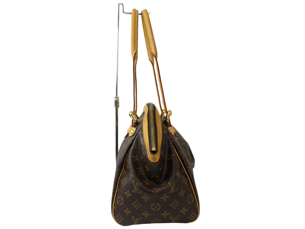 Louis Vuitton Handbag Canvas LV Hobo Monogram Bag Brown Tivoli - Picture 3 of 9